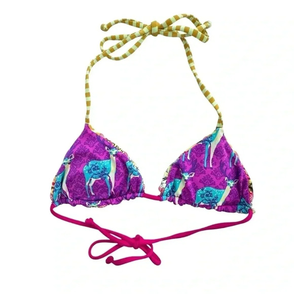 Maaji Swim Sherbert Bay Bikini, Reversible Multi-Colored Small Beach Pool Summer - Picture 9 of 9